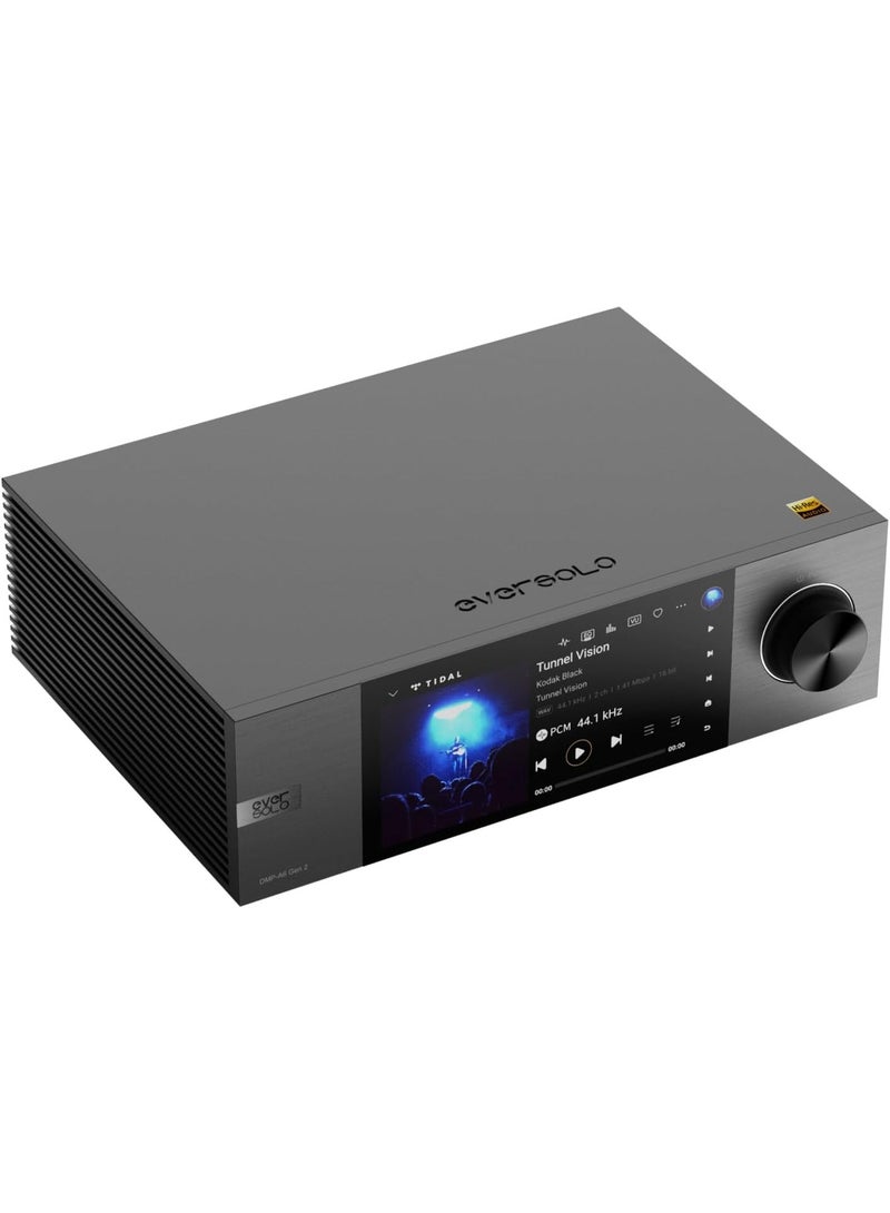 Eversolo DMP-A6 Gen 2 Hi-Fi Music Streamer, Wireles Audio Player, Digital Music Streamer, DAC, Music Service&Streaming, DSD512, EOS Audio Engineer,PCM768kHz/32Bit Bluetooth 5.0, Exclusive App - Image 1